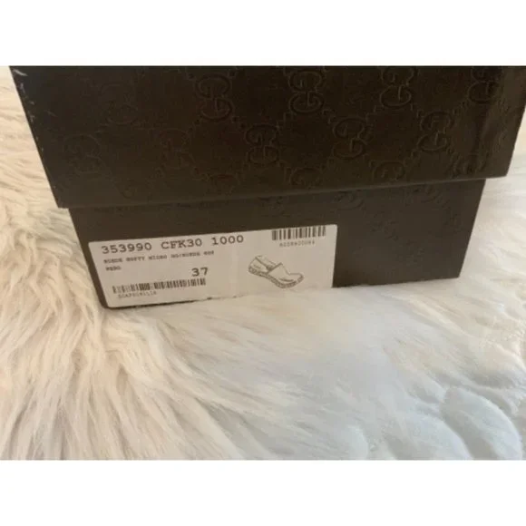 Size 37 Suede Softy Gucci Espadrilles Flats